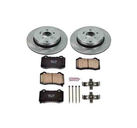 Power Stop 10-16 Hyundai Genesis Coupe Rear Autospecialty Brake Kit