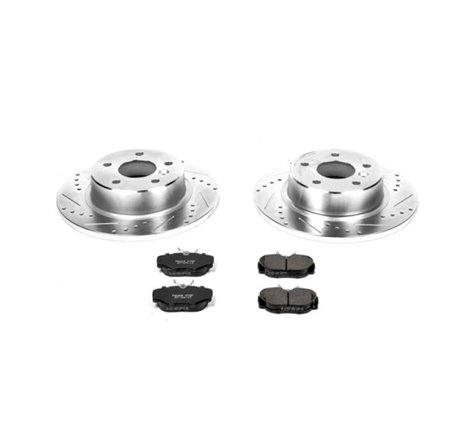 Power Stop 99-04 Land Rover Discovery Rear Z23 Evolution Sport Brake Kit