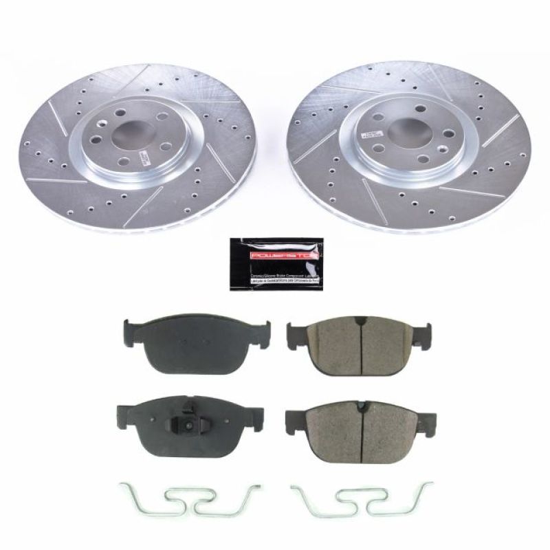 Power Stop 17-18 Volvo S90 Front Z23 Evolution Sport Brake Kit