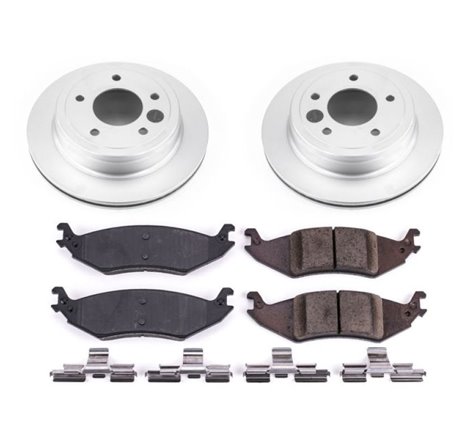 Power Stop 04-06 Ford E-150 Rear Z17 Evolution Geomet Coated Brake Kit