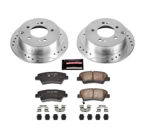 Power Stop 10-13 Kia Soul Rear Z23 Evolution Sport Brake Kit