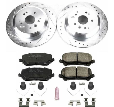 Power Stop 14-16 Acura MDX Rear Z23 Evolution Sport Brake Kit