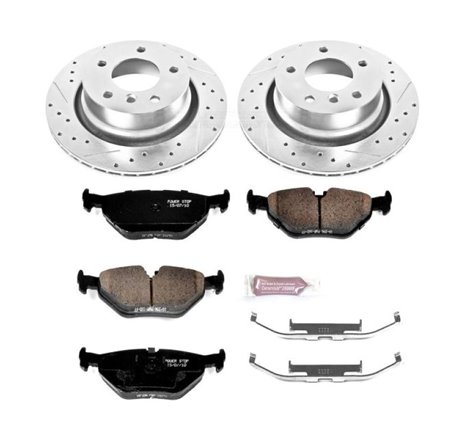 Power Stop 03-08 BMW Z4 Rear Z23 Evolution Sport Brake Kit