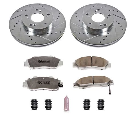 Power Stop 98-02 Honda Accord Front Z26 Street Warrior Brake Kit