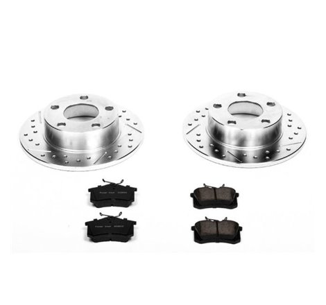 Power Stop 98-01 Audi A6 Quattro Rear Z23 Evolution Sport Brake Kit