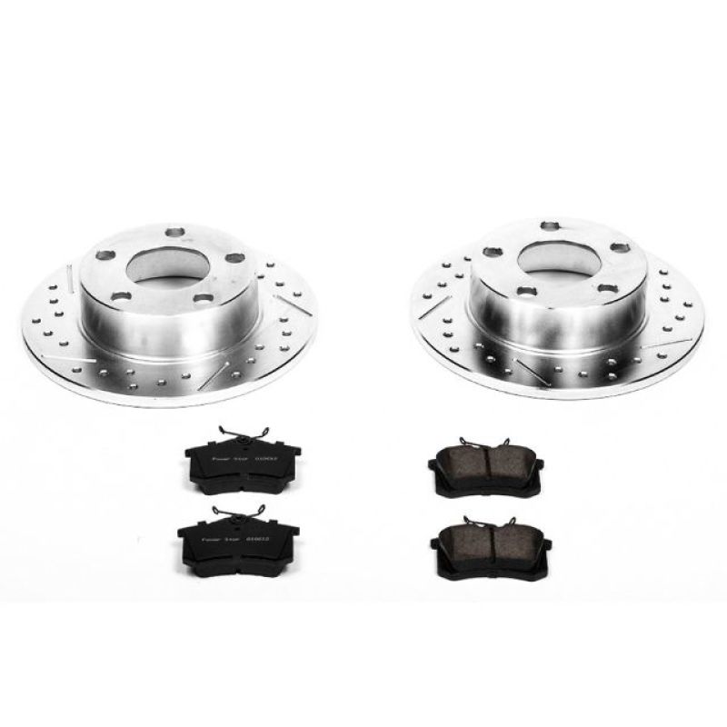 Power Stop 98-01 Audi A6 Quattro Rear Z23 Evolution Sport Brake Kit