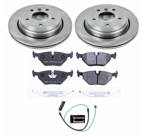 Power Stop 01-05 BMW 325xi Rear Track Day SPEC Brake Kit