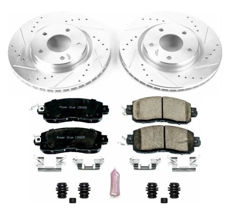 Power Stop 14-17 Nissan Leaf Front Z23 Evolution Sport Brake Kit