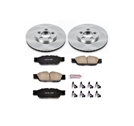 Power Stop 2005 Jaguar S-Type Front Autospecialty Brake Kit