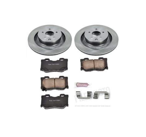 Power Stop 08-13 Infiniti G37 Rear Autospecialty Brake Kit