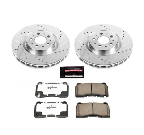 Power Stop 04-07 Volvo S60 Front Z26 Street Warrior Brake Kit