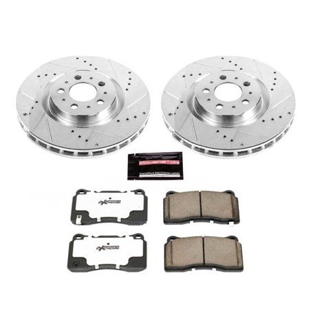 Power Stop 04-07 Volvo S60 Front Z26 Street Warrior Brake Kit