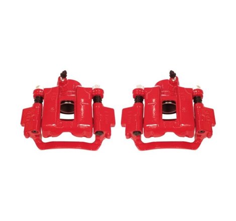 Power Stop 10-18 Lexus GX460 Rear Red Calipers w/Brackets - Pair