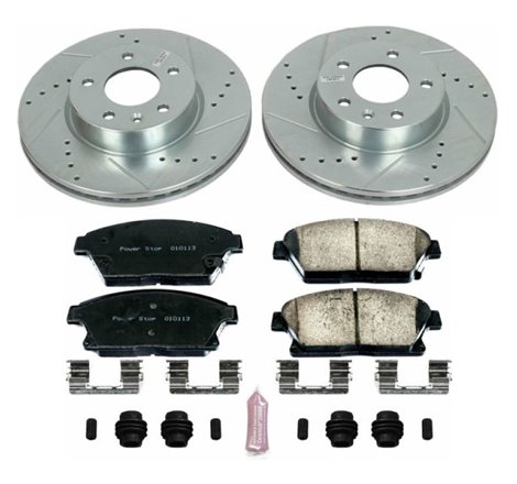 Power Stop 13-18 Cadillac ATS Front Z23 Evolution Sport Brake Kit