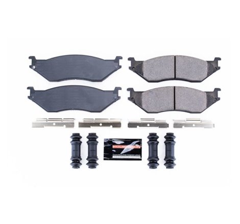 Power Stop 2002 Ford E-550 Super Duty Front or Rear Z23 Evolution Sport Brake Pads w/Hardware