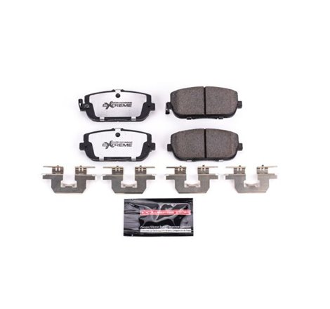 Power Stop 17-19 Fiat 124 Spider Rear Z26 Extreme Street Brake Pads w/Hardware