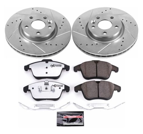 Power Stop 15-18 Volvo S60 Front Z36 Truck & Tow Brake Kit