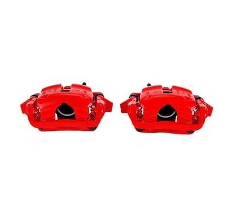 Power Stop 07-16 Mini Cooper Front Red Calipers w/Brackets - Pair