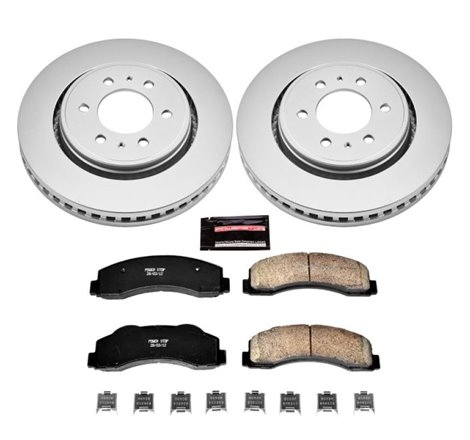 Power Stop 10-18 Ford Expedition Front Z17 Evolution Geomet Coated Brake Kit