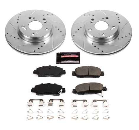 Power Stop 16-17 Honda Accord Front Z23 Evolution Sport Brake Kit