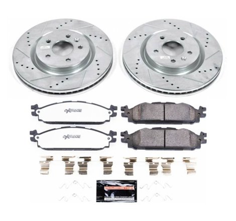 Power Stop 11-19 Ford Explorer Front Z36 Truck & Tow Brake Kit