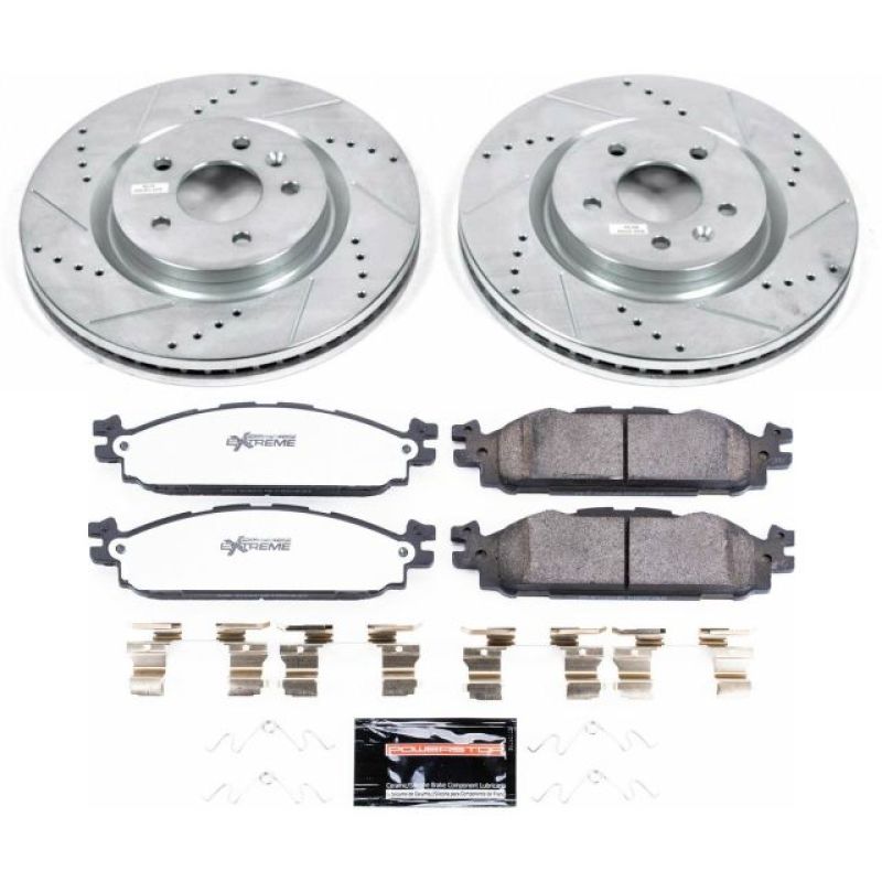 Power Stop 11-19 Ford Explorer Front Z36 Truck & Tow Brake Kit