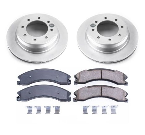 Power Stop 12-18 Nissan NV1500 Rear Z17 Evolution Geomet Coated Brake Kit