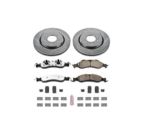 Power Stop 07-09 Ford Expedition Front Z36 Truck & Tow Brake Kit