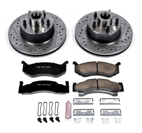 Power Stop 80-81 Chrysler Town & Country Front Z23 Evolution Sport Brake Kit