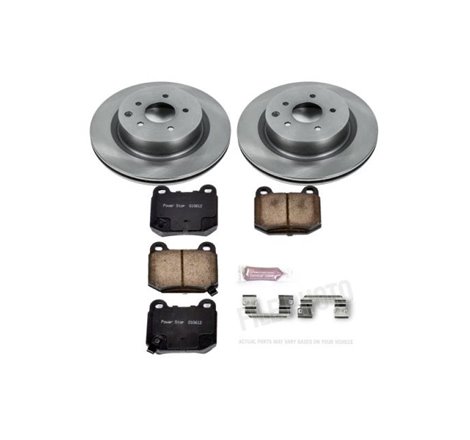 Power Stop 03-04 Infiniti G35 Rear Autospecialty Brake Kit