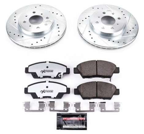 Power Stop 15-19 Honda Fit Front Z26 Street Warrior Brake Kit