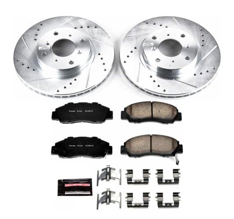 Power Stop 93-96 Honda Prelude Front Z23 Evolution Sport Brake Kit