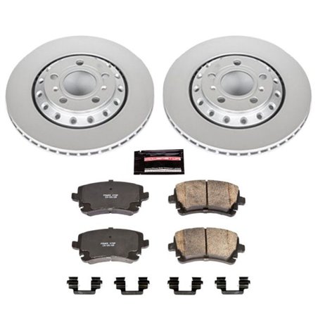 Power Stop 03-10 Audi A8 Quattro Rear Z23 Evolution Sport Coated Brake Kit