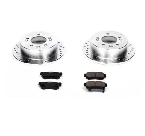 Power Stop 07-10 Hyundai Elantra Rear Z23 Evolution Sport Brake Kit