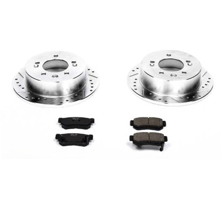 Power Stop 07-10 Hyundai Elantra Rear Z23 Evolution Sport Brake Kit