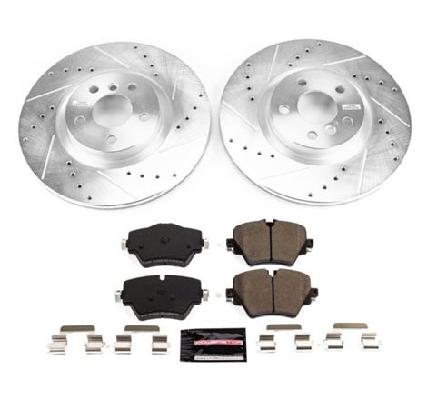 Power Stop 16-19 BMW X1 Front Z23 Evolution Sport Brake Kit