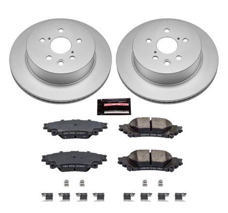 Power Stop 14-15 Lexus IS250 Rear Z17 Evolution Geomet Coated Brake Kit (US & Canadian Models Only)