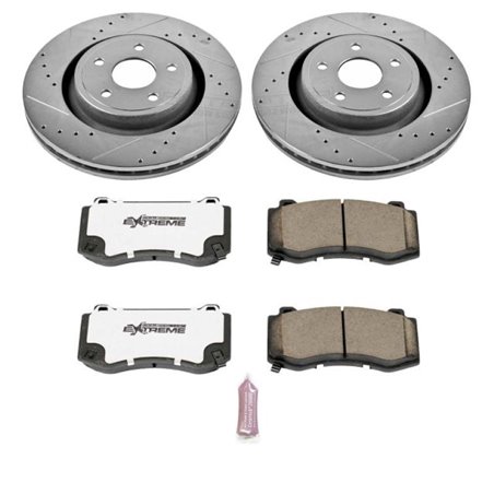 Power Stop 06-10 Jeep Grand Cherokee Front Z26 Street Warrior Brake Kit