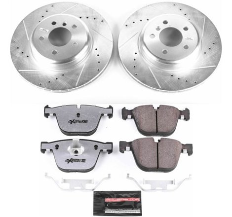 Power Stop 11-15 BMW 740i Rear Z26 Street Warrior Brake Kit