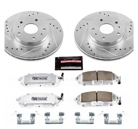 Power Stop 07-13 Suzuki SX4 Front Z26 Street Warrior Brake Kit