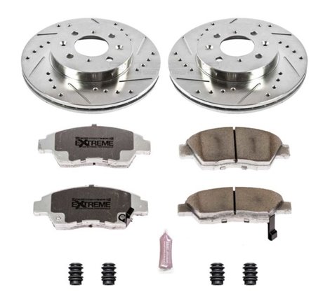 Power Stop 03-05 Honda Civic Front Z26 Street Warrior Brake Kit