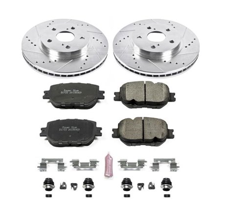 Power Stop 14-15 Lexus IS250 Front Z23 Evolution Sport Brake Kit