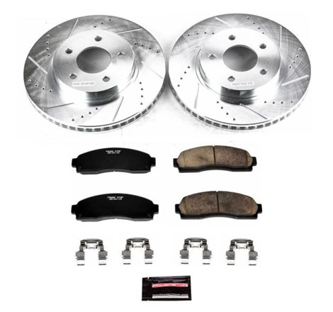 Power Stop 05-06 Chevrolet Equinox Front Z23 Evolution Sport Brake Kit