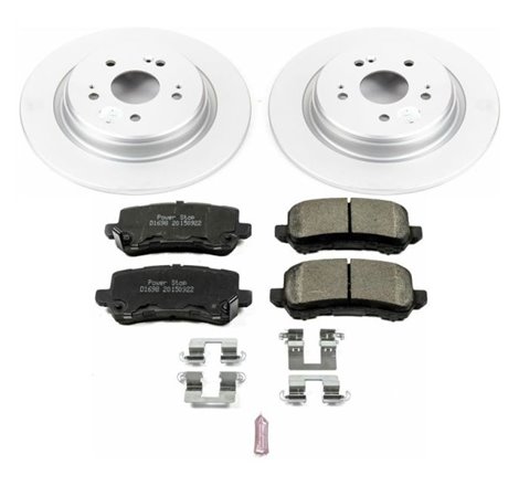 Power Stop 15-19 Acura TLX Rear Z17 Evolution Geomet Coated Brake Kit