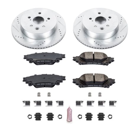 Power Stop 14-15 Lexus IS250 Rear Z23 Evolution Sport Brake Kit