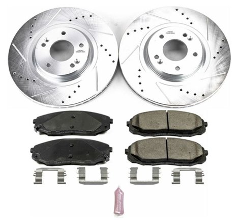 Power Stop 15-19 Kia Sedona Front Z23 Evolution Sport Brake Kit