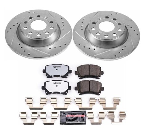 Power Stop 2013 Audi A3 Rear Z26 Street Warrior Brake Kit