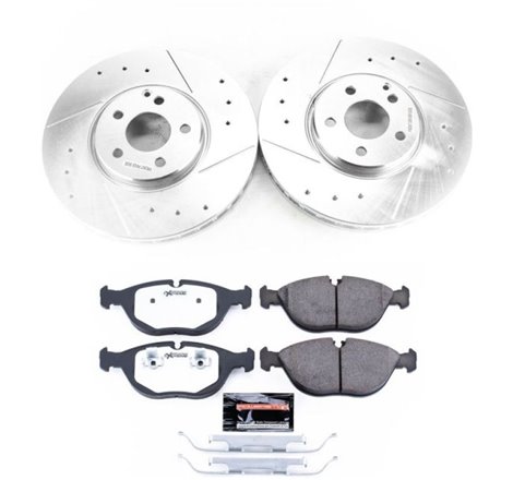 Power Stop 04-05 Mercedes-Benz E500 Front Z26 Street Warrior Brake Kit