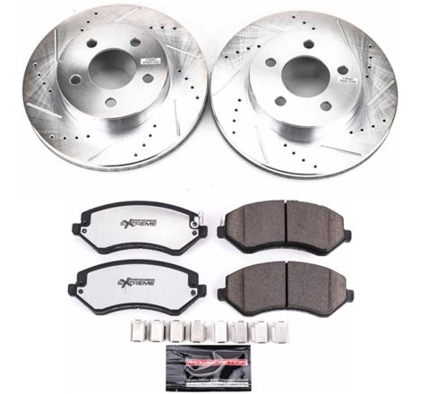 Power Stop 02-07 Jeep Liberty Front Z36 Truck & Tow Brake Kit