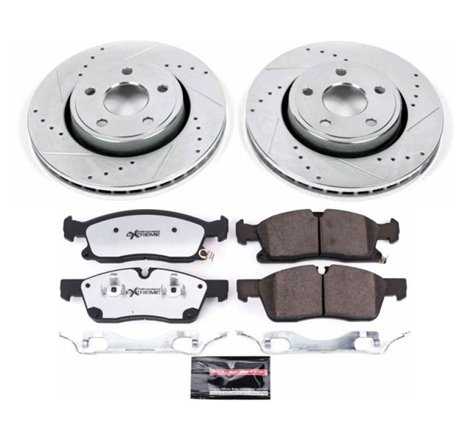 Power Stop 17-19 Jeep Grand Cherokee Front Z36 Truck & Tow Brake Kit